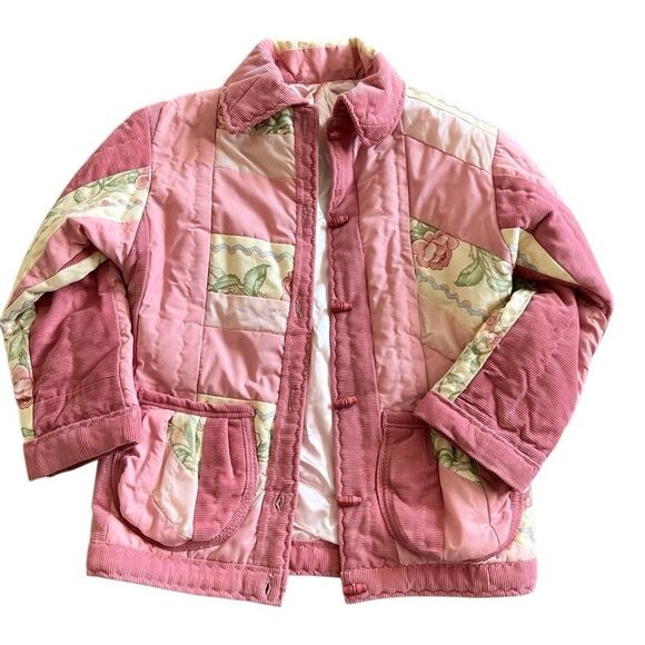 Vintage Patchwork Corduroy Jacket Made in England - Picture 1 of 7